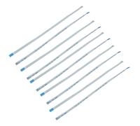 Câble FFC SOURCING MAP 10pcs 0.5mm Pas 8 broches AWM 20624 80C 60V V-W-1 Câble de plat flexible 200mm