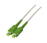 Jarretière optique simplex monomode OS2 9/125 SC-APC/SC-APC blanc - 10 m
