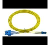Câble fibre optique BlueOptics SFP3132BU1MK LC/SC OS2 monomode 9/125µm 1m Full Duplex jaune