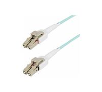 Câble Fibre Optique Commutable OM4 LC/LC de 5m, 50/125, 100G - Cordon de raccordement - LC/UPC multimode (M) pour LC/UPC multimode (M) - 5 m - 2.9 mm