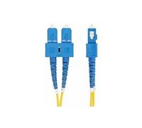 StarTech.com Câble Fibre Optique de 5m Duplex Monomode SC à SC (UPC) OS2, 9/125µm, 40G/100G, Cordon Fibre Optique, Insensible à la Courbure, Faible Perte d'Insertion, Cordon Patch Fibre LSZH