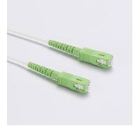 Câble Fibre Optique - ELFCAM - 1m - SC APC vers SC APC - Rallonge - Garantie 10 Ans