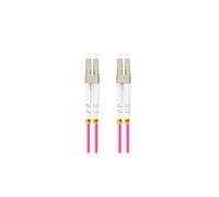 Câble fibre optique FO-LULU-MD41-0020-VT 2 m avec connecteurs LC/UPC et OM4