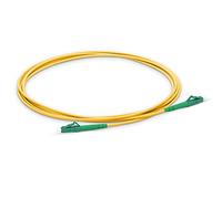 Câble fibre optique LC/APC vers LC/APC Monomode Simplex 2,0 mm/3,0 mm Diamètre extérieur 9/125 Cordon de raccordement de fibre optique (10 m, 3,0 mm)