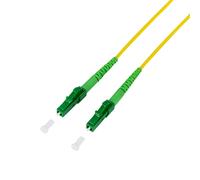 LogiLink - Patch-Kabel - LSH/APC Single-Mode (M) bis LC/APC Einzelmodus (M) - 0.5 m - 2 mm - Glasfaser - Simplex - 9/125 Mikrometer - G.657.A2/OS2 - halogenfrei - Gelb