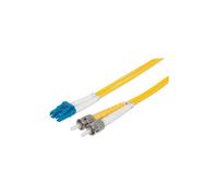 Câble fibre optique, monomode, duplex, OS2, jaune 474016