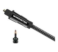 Monster Câble fibre optique audio Monster Cable 1,5 m Noir