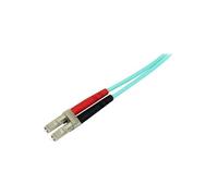 StarTech Câble fibre multimode OM4 duplex Aqua – 1 m (3 ft) – 100 Gb – 50