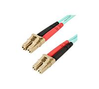 StarTech Câble fibre optique Aqua OM4 duplex LC/UPC‑LC/UPC 50/125µm 5 m 100G