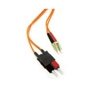 Câble Fibre Optique Multimode C2G 85256 Duplex LC/SC LSZH 62.5/125 µm, Longueur 2m, Couleur Orange, pour Applications InfiniBand