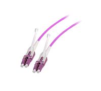Câble Fibre Optique Multimode EFB Elektronik DJP-LCLCOM4-UNI-2 OM4 2m, Connecteurs LC/LC, 50/125µm, Duplex, Type I-V(ZN) H, Gaine LSZH, Violet