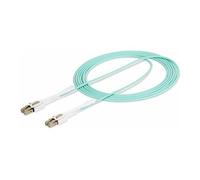 StarTech.com 3m (10ft) LC to LC (UPC) OM4 Multimode Fiber Optic Cable w/Push Pull Tabs, 50/125µm, 100G Networks, Bend Insensitive, Low Insertion Loss - LSZH Fiber Patch Cord (450FBLCLC3PP) -...