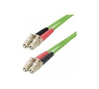 StarTech.com 10m (30ft) LC to LC (UPC) OM5 Multimode Fiber Optic Cable, 50/125µm Duplex LOMMF Zipcord, VCSEL, 40G/100G, Bend Insensitive, Low Insertion Loss, LSZH Fiber Patch Cord - Cordon de...