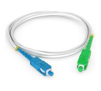 Câble Fibre Optique - Octofibre - 20m - Renforcé avec Blindage Kevlar - SC APC/UPC - Compatible Freebox