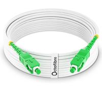 Câble Fibre Optique Orange Sfr Bouygues - 10M - Renforce¿ Avec Blindage Kevlar - Rallonge/Jarretière Fibre Optique - Sc Apc Vers Sc Apc - Garantie 10 Ans
