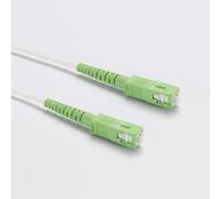 Câble Fibre optique pour box Bouygues, SFR et Orange - 10M blanc