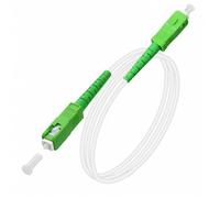 Câble fibre optique - SC/APC vers SC/APC - Compatible Orange SFR Bouygues - Longueur 3 m - Monomode G657A2