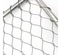 Câble flexible en acier inoxydable 304 de type X pour balustrades, cage à volaille, bricolage, décoratif, argenté, 2,5 mm, 1 x 15 m, polyvalent