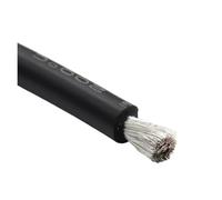 Câble Flexible en Silicone de 1/5/10m, Rouge et Noir, câblage Batterie Voiture, Fil électrique 18 16 14 12 10 8awg(Black,5m 16AWG)