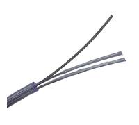 câble flexible Fil électrique de suspension, câble électrique transparent de 2 x 0,75 mm, cordon d'alimentation avec corde en acier de support de 1,0 mm for lampes d'éclairage connecteur d'extension (