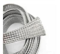 câble flexible Gaine métallique extensible de 1/2/5 mètres, placage étamé 4 6 8 10 16 18 22 28mm, Signal de blindage, câble métallique blindé, manchon tressé en cuivre connecteur d'extension (Size :