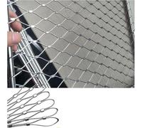 Câble Flexible Treillis Métallique 12x12cm/11x11cm Maille De Jardin Treillis Métallique en Acier Inoxydable 304, 12cm/1.5mm, 1x5m/3.3x16.4ft