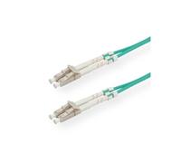 ROLINE Câble FO 50/125µm OM3, LC/LC, connecteurs Low-Loss, turquoise, 20 m