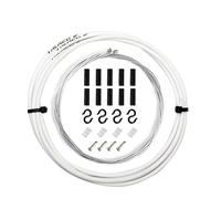 Cable Frein Velo Câble de 2/2,5 m for manettes vélo, dérailleur, câble frein, 4 mm/5 mm, ensemble câbles changement vitesse et for route, boîtier, pièces(Shift White 4mm)