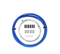 Cable Frein Velo Câble de 2 m/2,5 m for manettes vélo, câbles frein, dérailleur, câble changement vitesse, 4 mm/5 mm, for VTT, route(Brake Blue 5mm)