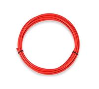 Cable Frein Velo Câble de 300 cm for manettes vélo, dérailleur, câbles frein, tube câble changement vitesse, 4 mm/5 mm, VTT, route(Brake red)