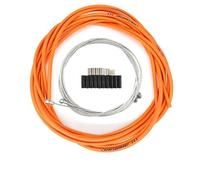 Cable Frein Velo Câble de frein vélo route VTT 4 mm 5 Ensemble câbles Boîtier câble dérailleur montagne(Orange cable)