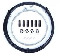 Cable Frein Velo Manettes de vélo Dérailleur Câbles frein Tube câble changement vitesse 5 mm Route VTT Vélo Manette Câble Ligne Accessoires(Black)