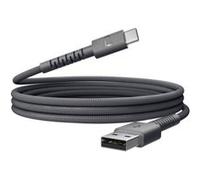 Câble Fresh'n Rebel USB-A vers USB-C 2 m Gris Gris G