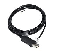Câble FTDI USB vers RJ9 RJ11 4P4C ASIAIR vers IOPTRON I/O HC, câble ASIAIR vers GO2NOVA EQMOD for IEQ30 IEQ45 CEM60 CEM25P (Size : 1.8M, Color : FT232RL Chip)