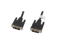 Lanberg Câble DVI‑D CA‑DVIS‑10CC‑0018‑BK 1,8 m mâle‑mâle Noir