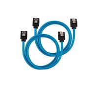 câble gainé premium sata 6gbps bleu 60cm droit - (cc-8900255)
