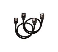 Câble SATA gainé CORSAIR Premium - SATA 6Gbps 30 cm, Noir