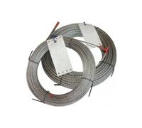 Câble galva 4 mm 7x7 couronne 100 m LEVAC 1032E100