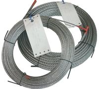 Câble galva d.2,5 mm 7x7 couronne de 100 m crm 438 kg LEVAC - 1032C100