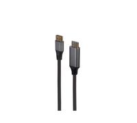 Câble Gembird CC-DP-HDMI-4K-6 DisplayPort 1.2 vers HDMI 1.8m, 3860x2160 60Hz, contacts plaqués or, connecteurs mâles droits
