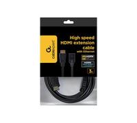 Câble HDMI - Cablexpert - 3 m - Support 4K - Câble d'extension Ethernet - HDMI (F) vers HDMI (M)