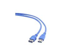 Câble Gembird CCP-USB3-AMAF-10 USB 3.2 Gen 1 (3.1 Gen 1) A Mâle/Femelle 3m Bleu - Connecteurs USB A M/F