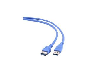 Câble Gembird CCP-USB3-AMAF-10 USB 3.2 Gen 1 (3.1 Gen 1) A Mâle/Femelle 3m Bleu - Connecteurs USB A M/F