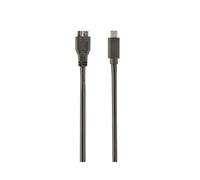 Câble Gembird CCP-USB3-MBMCM-1M USB 3.2 Gen 1 (3.1 Gen 1) USB-C vers Micro-USB B Mâle/Mâle Noir 1m, Transfert 600MB/s, Charge 1.5A