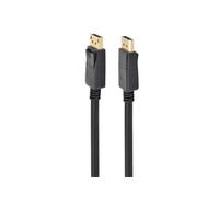 Câble Gembird DisplayPort CC-DP2-6, 1.8m, 4K UHD (3840x2160) 60Hz, Connecteurs Mâle/Mâle, Audio 8 canaux, Noir