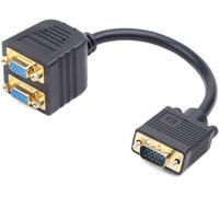 Cable Gembird VGA Male vers 2 x VGA femelle (Y - doubleur VGA)