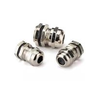 Cable Gland Connector IP68 Nickel Plated Brass Metric Cable M8 M10 M12 M14 M16 M18-M36 Fit 18-25mm for 4-8mm Cable NWPNLXEA(M27x1.5mm Fit 13-18m)