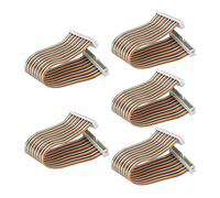 Câble GPIO 5 Pièces pour, Mâle à Femelle Fil 40 Broches Câble Adaptateur GPIO 40Pin Câble Ruban Flexible Adaptateur GPIO Câble de Noyau en cuivre