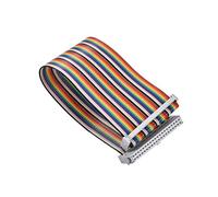 Câble GPIO femelle à femelle 40 broches, utilisé pour étendre le port d'entrée et de sortie, compatible avec pour Banana Pi / Orange Pi 2/3, câble ruban flexible, noyau de cuivre, aspect arc-en-ciel