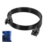 Câble GPU 8 pin, Câble PCIe 6+2 8 vers 6+2 pour MSI MAG A850GL A750GL, Alimentation GPU Modulaire ATX 3.0 Gainé 18AWG, Carte Graphique PSU 8 Pin vers PCIe 8 Broches Compatible MSI MAG